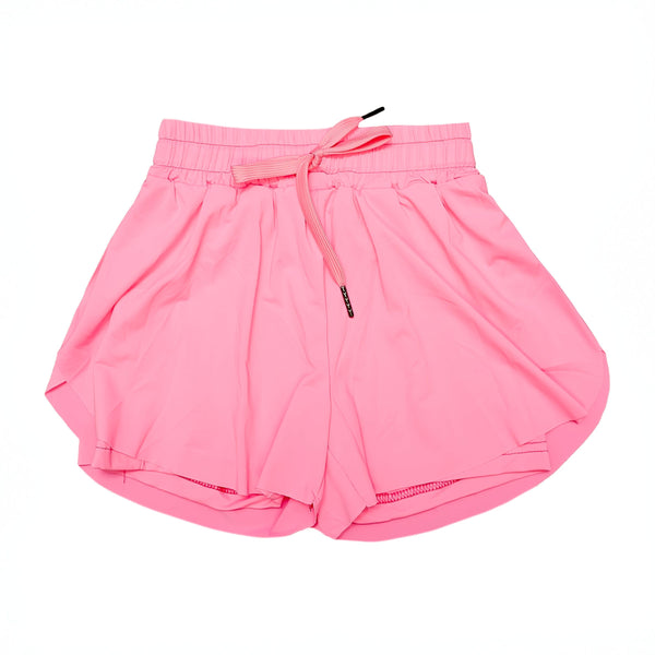 Hot Pink Adult Butterfly Shorts