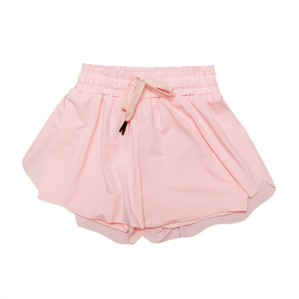 Light Pink Adult Butterfly Shorts