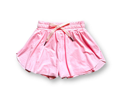 Light Pink Butterfly Shorts