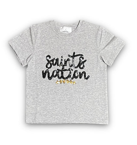Saints Nation Sequin Shirt