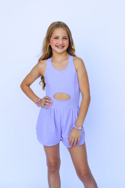 Lavender Kid Romper