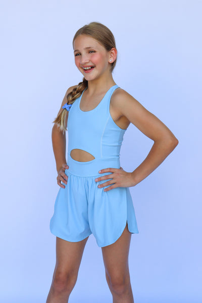 Light Blue Kid Romper