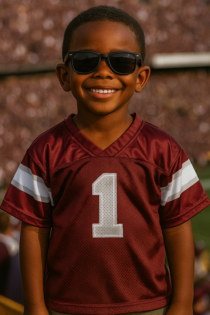Maroon Football Jersey