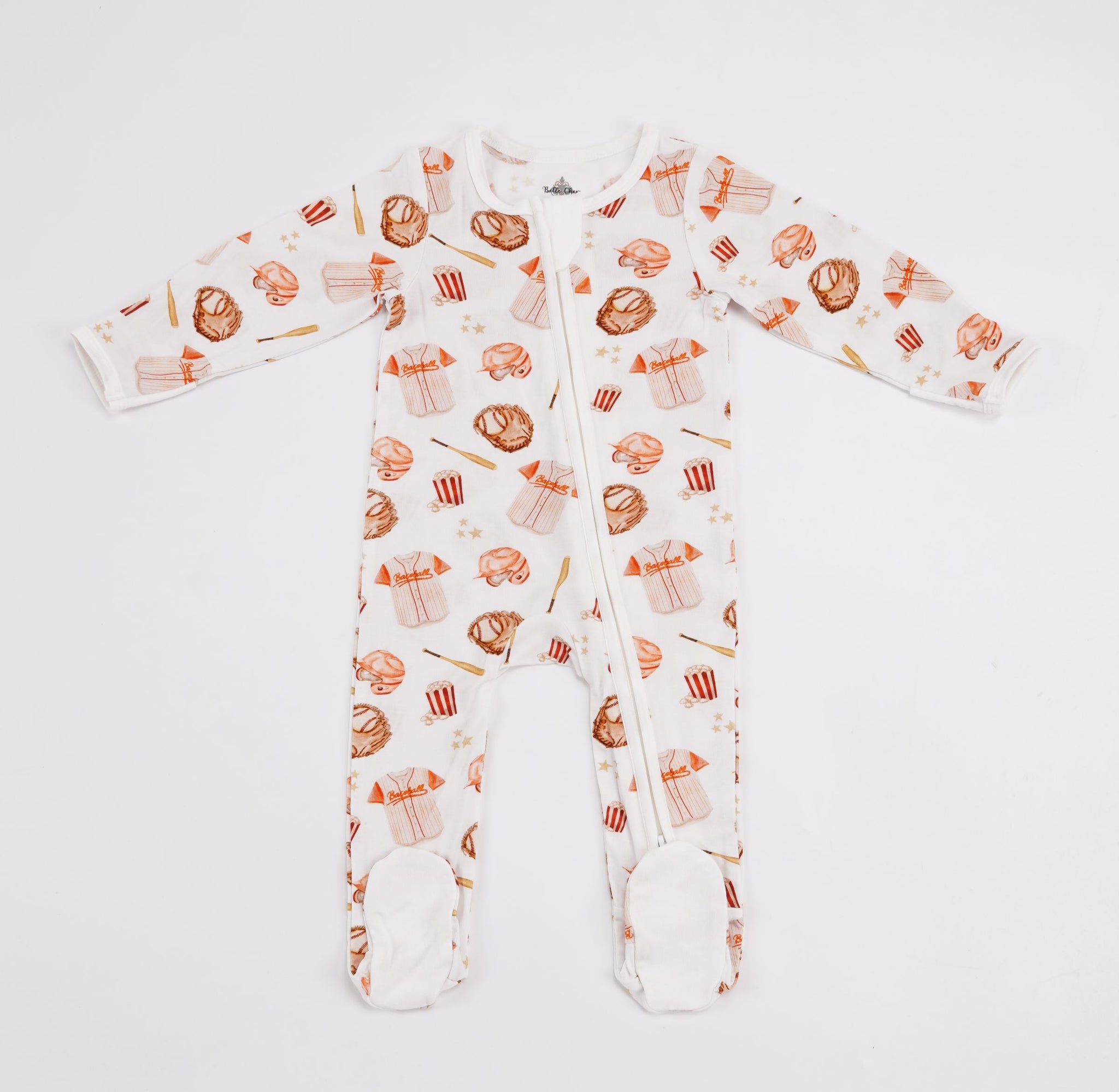 Baseball Bamboo Romper