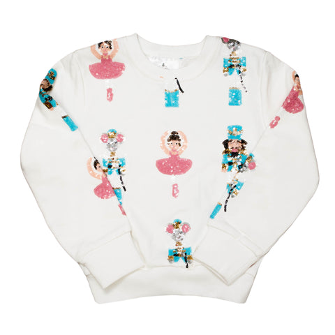 White Nutcracker Kid Sweatshirt