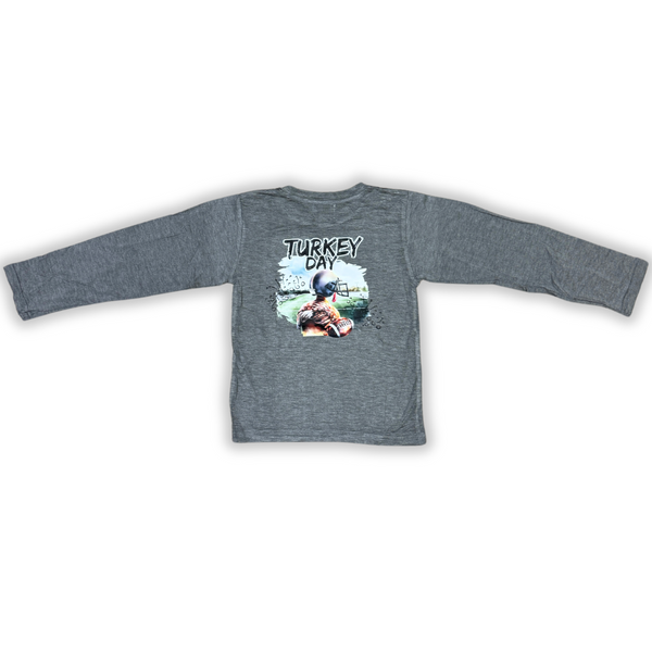 Turkey Day Kids Long Sleeve Shirt