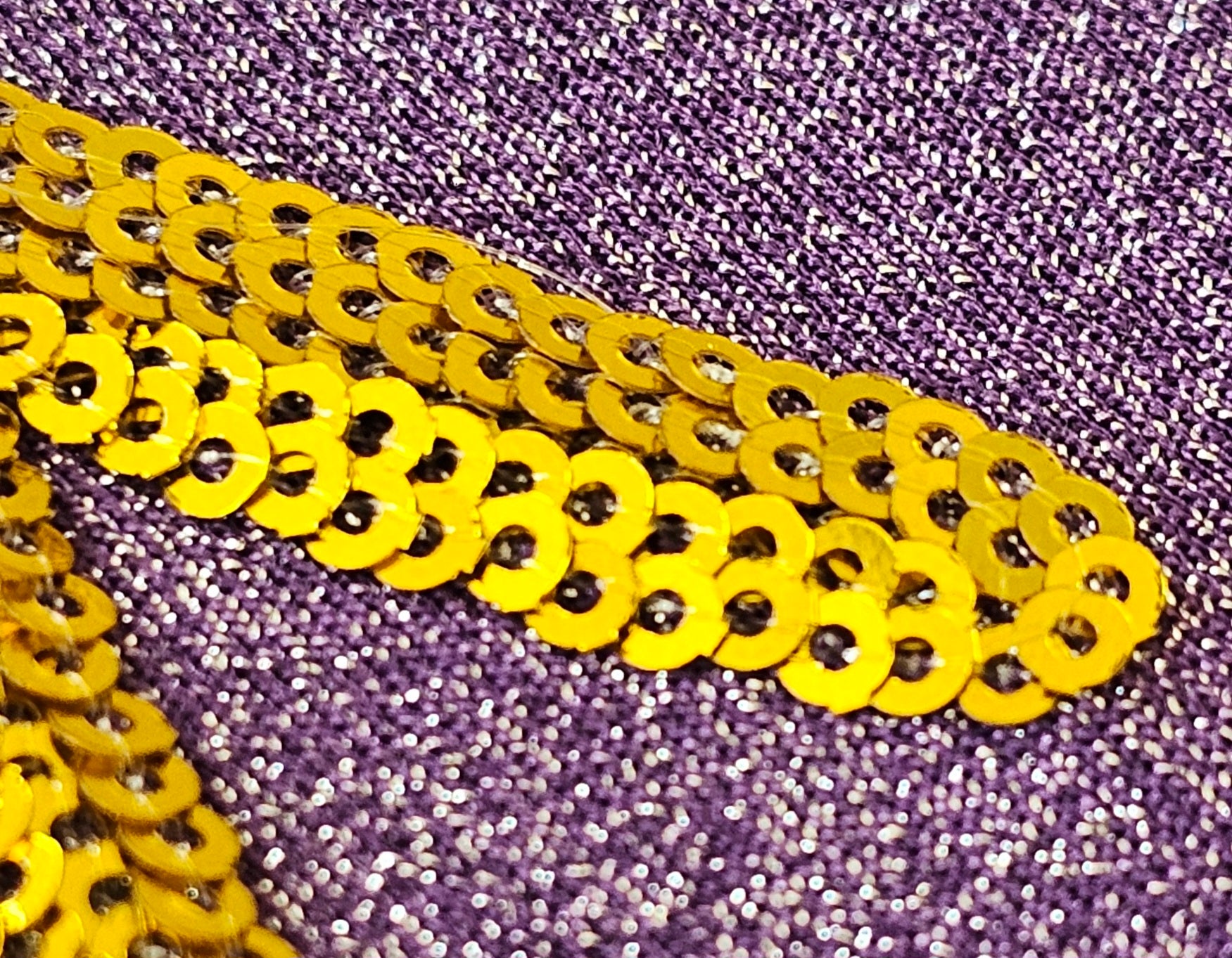 Geaux Purple Glitter Kid Tank