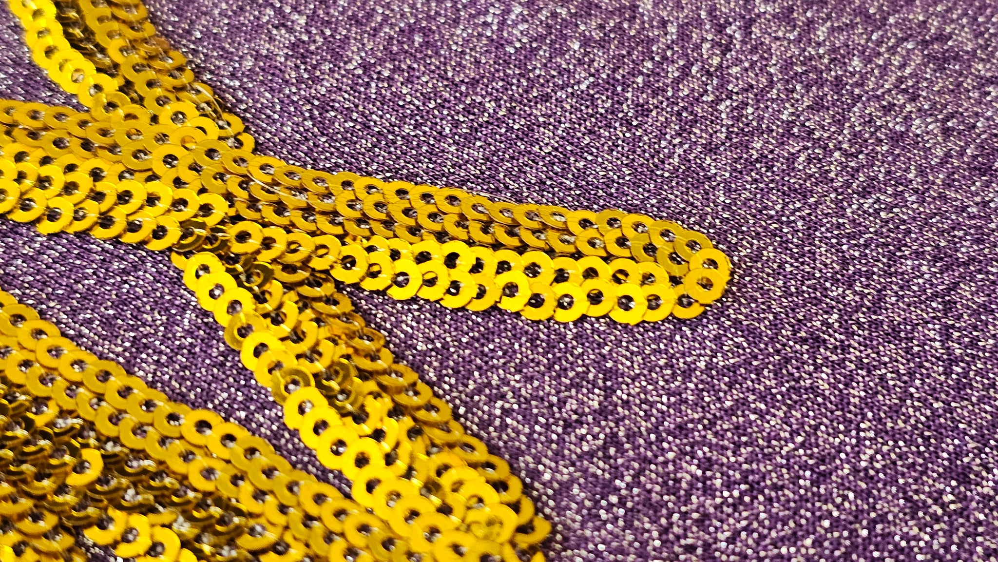 Geaux Purple Glitter Kid Tank