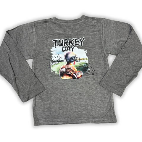 Turkey Day Kids Long Sleeve Shirt