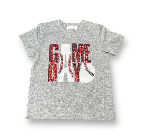 Red Gameday Sequin Shirt