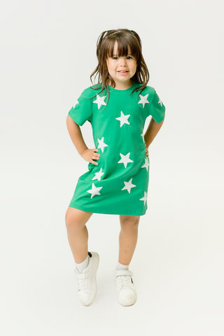 Green Star Dress