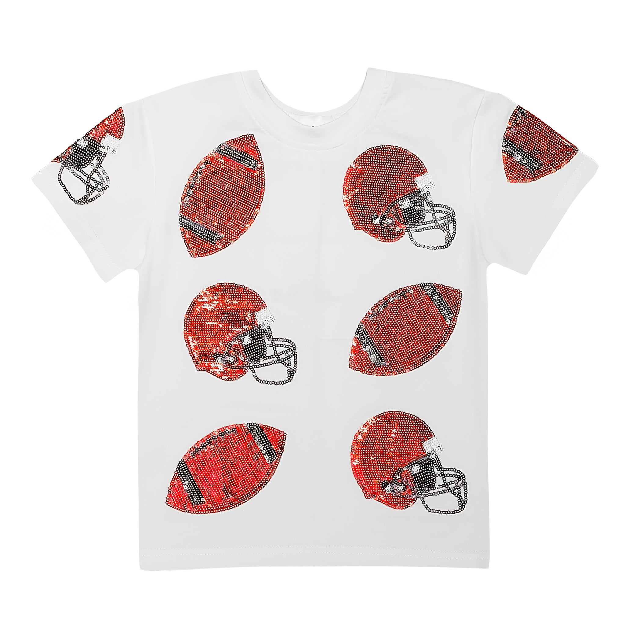 Kids' Football Fever T-Shirt - Black and Red