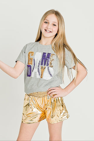 Gameday Purple and Gold Shirt