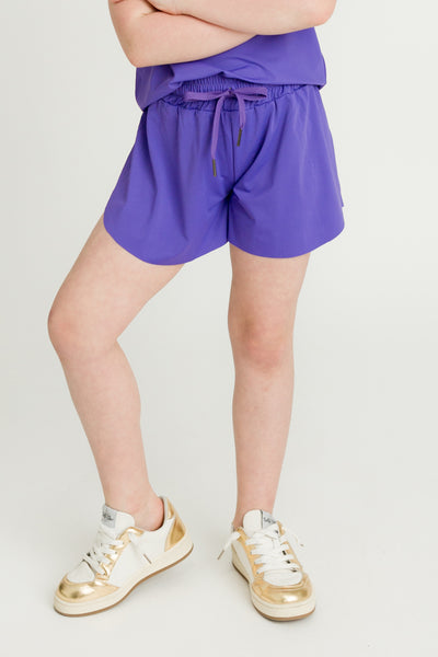 Purple Butterfly Shorts