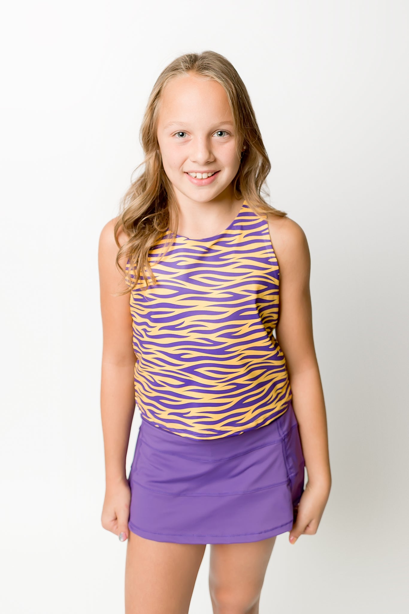 Kids' Razorback Top - Tiger Stripe