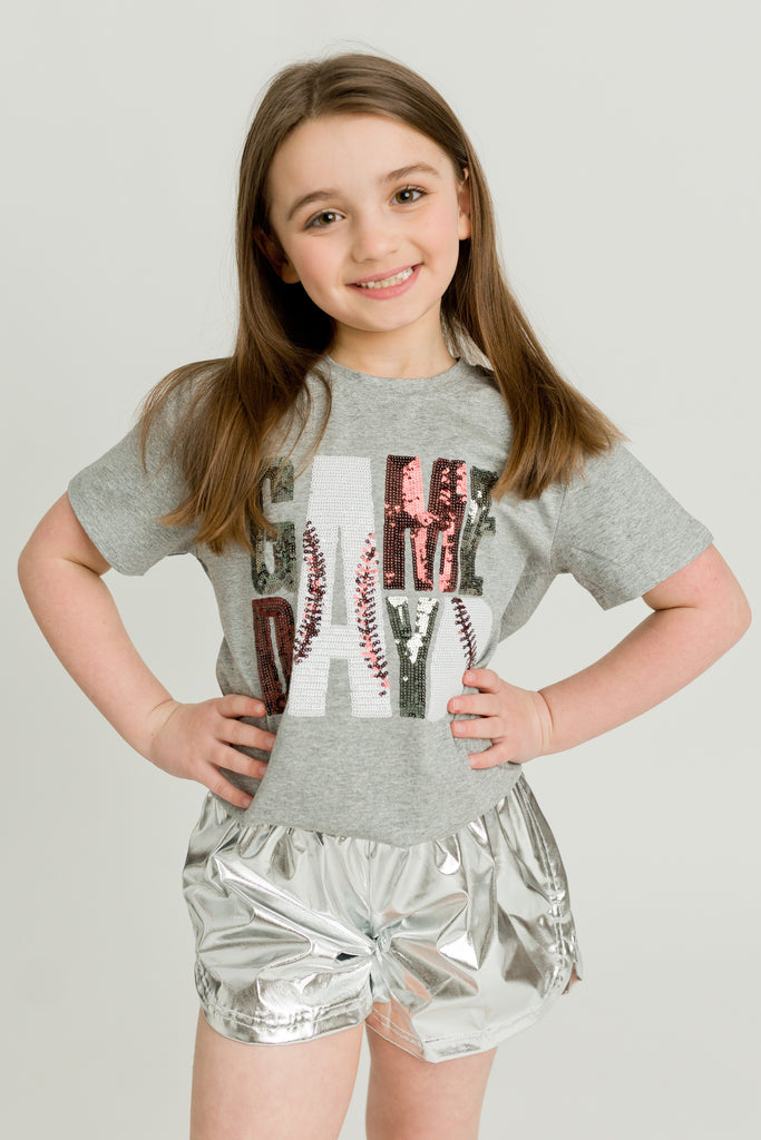 Gameday Maroon and Gray Shirt