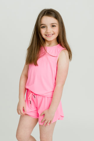 Hot Pink High Low Tank