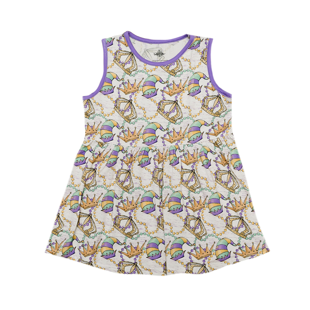 Mardi Gras Royal Twirl Dress