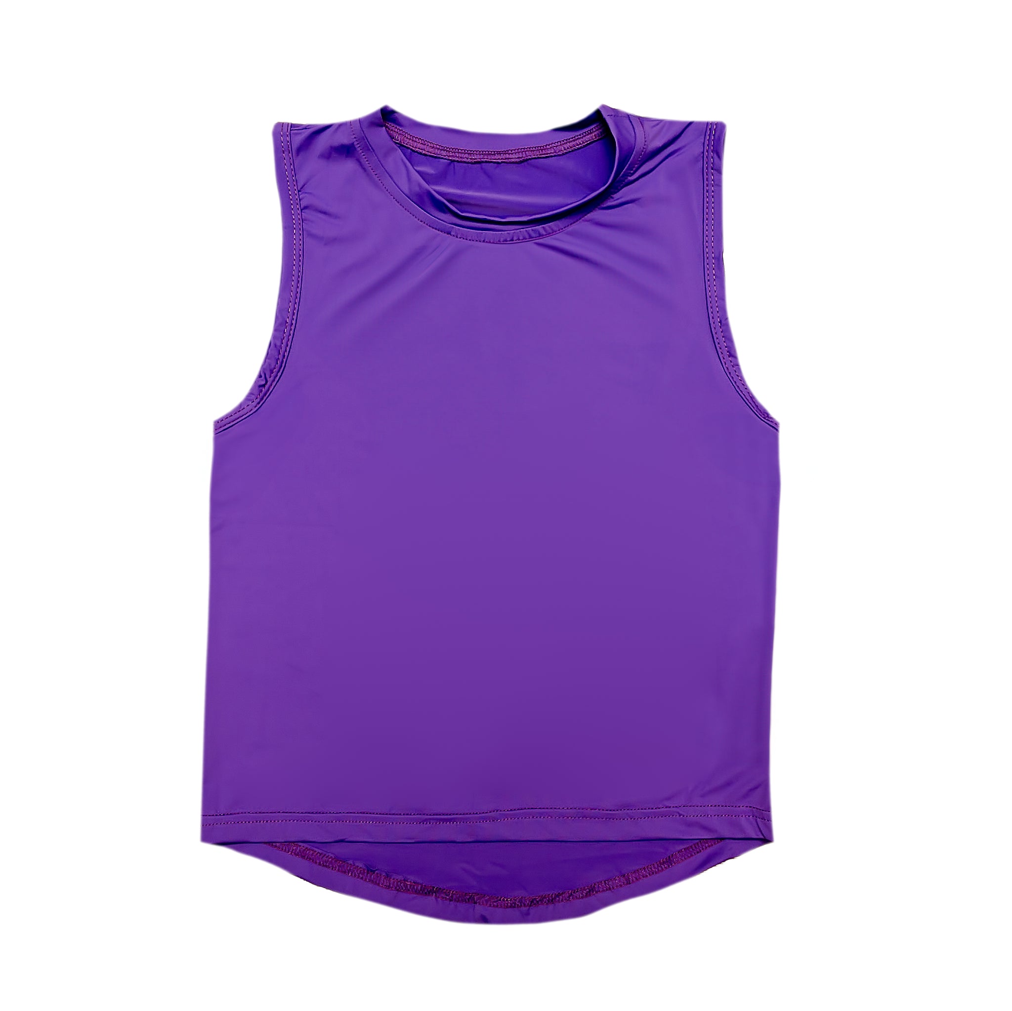 Kids' Purple High-Low Tank
