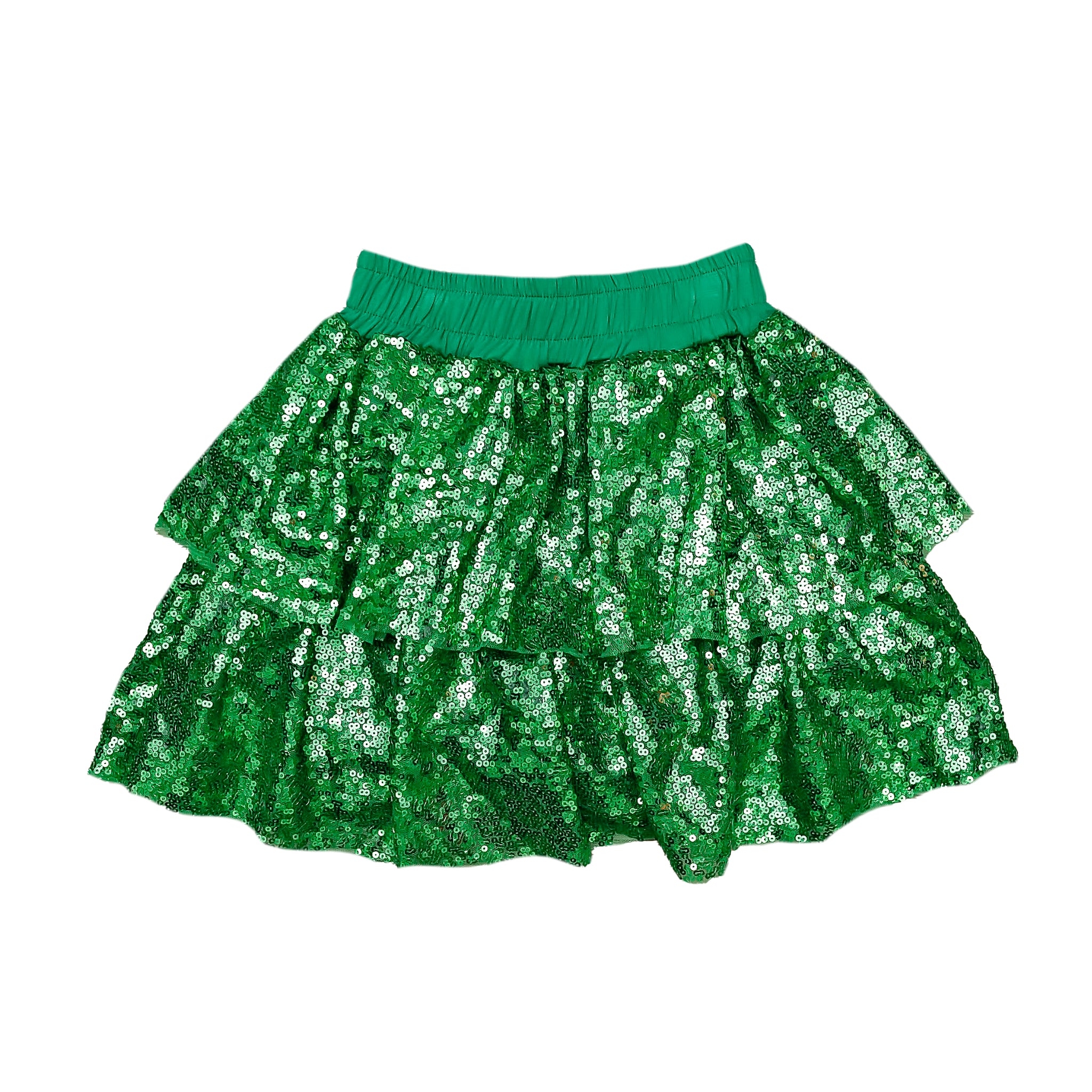Green Sequin Skort