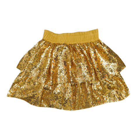 Gold Sequin Skort