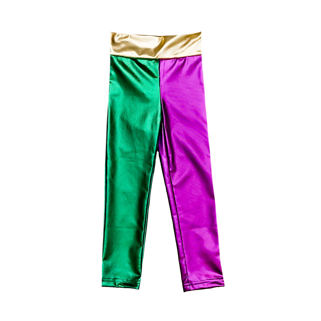 Mardi Gras Metallic Adult Pants