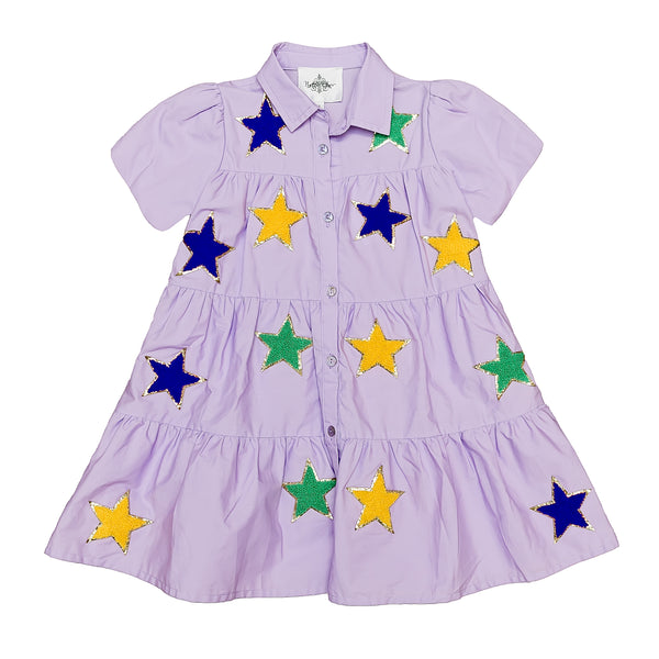 Stars Chenille Kid Dress