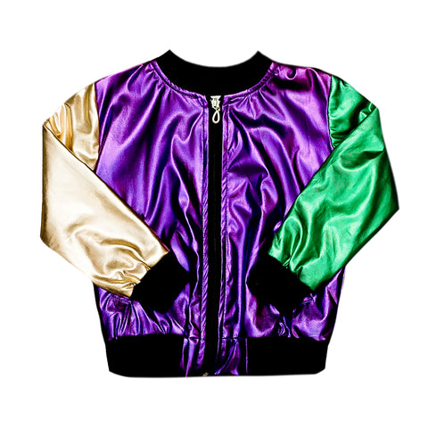 Mardi Gras Metallic Adult Jacket