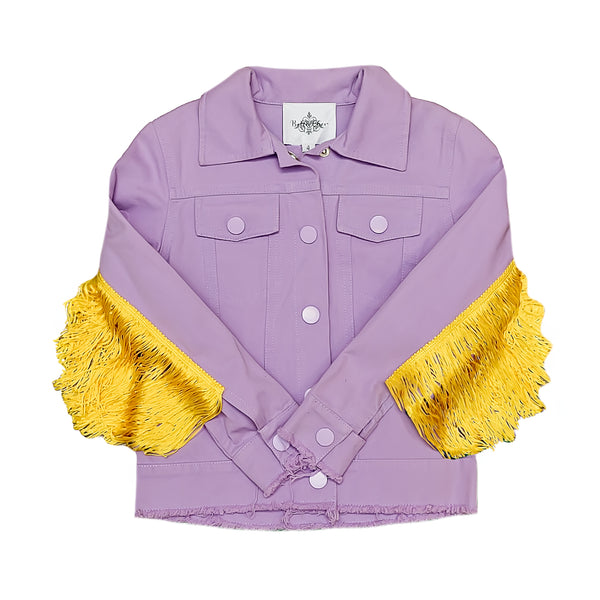 Lavender Fringe Jacket