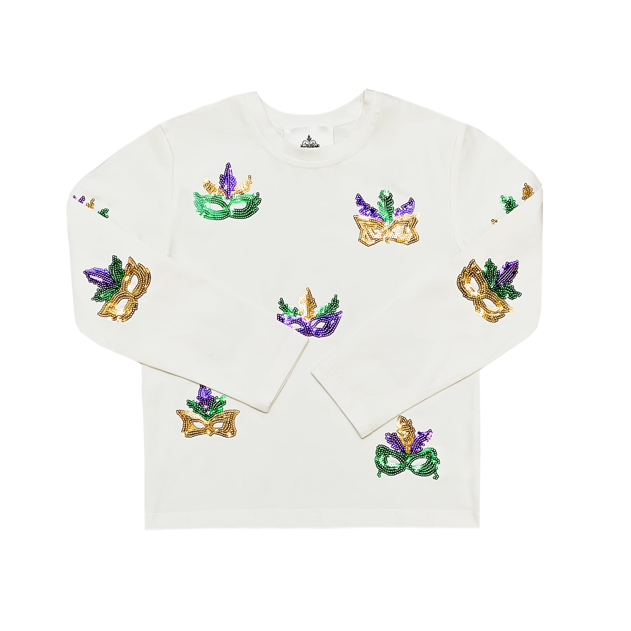 Multi Mask Sequin Long Sleeve