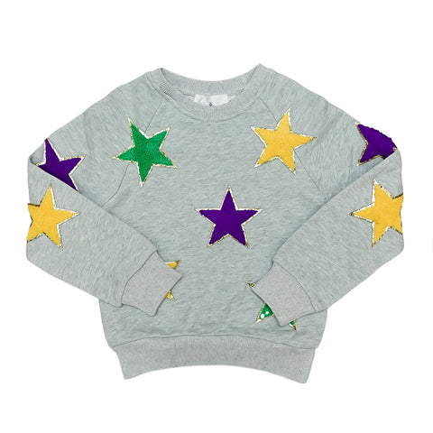 Stars Chenille Adult Sweatshirt