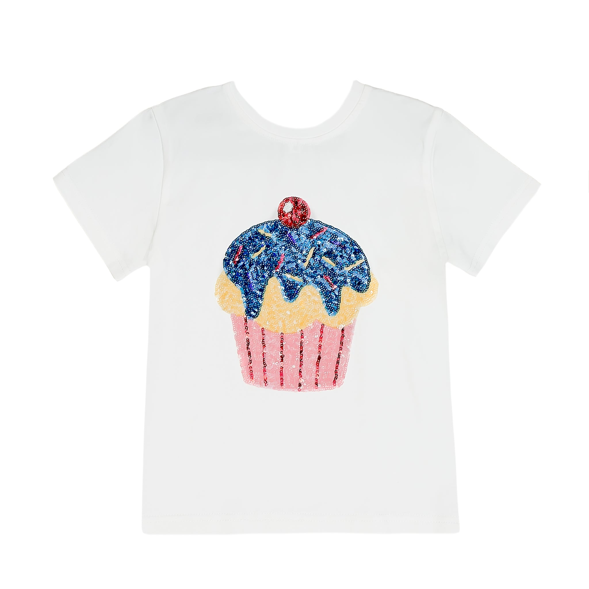Sequin Cupcake Kid Shirt