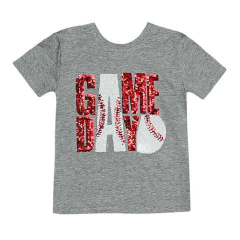 Red Gameday Adult Sequin Shirt