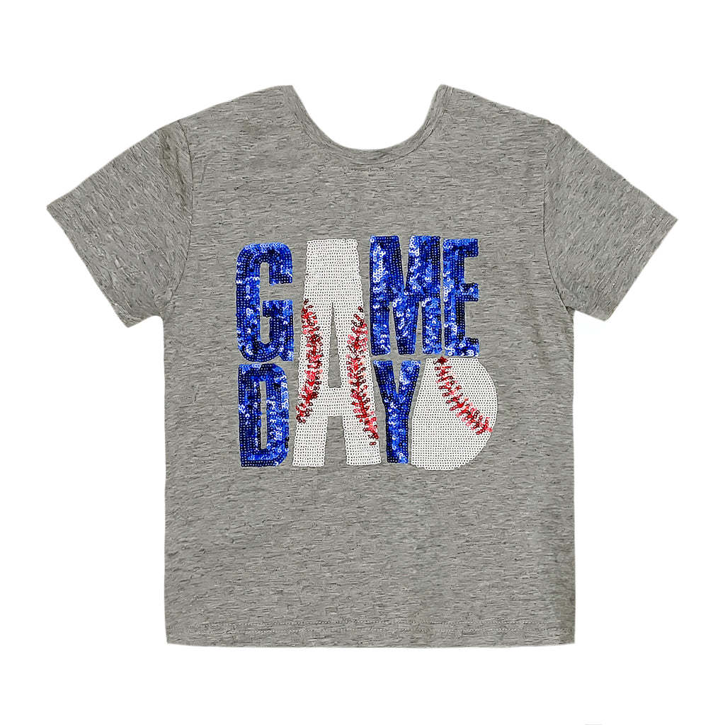 Royal Blue Gameday Adult Sequin Shirt