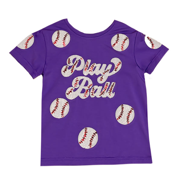 Purple Play Ball Adult Shirt