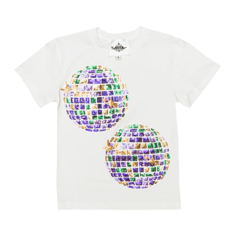 White Disco Ball Kid Shirt