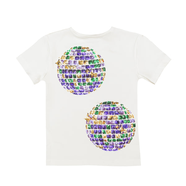 White Disco Ball Shirt