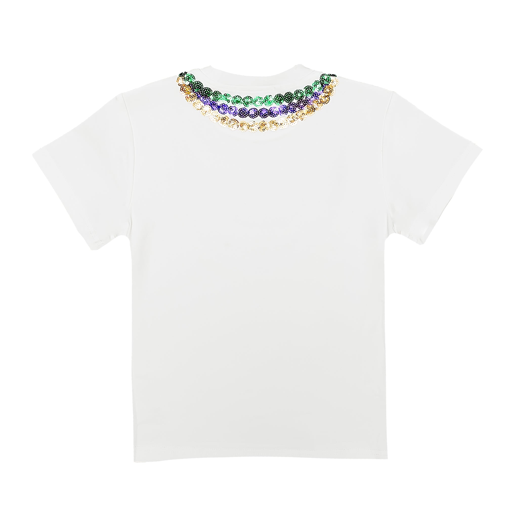 Mardi Gras Beads Adult Shirt