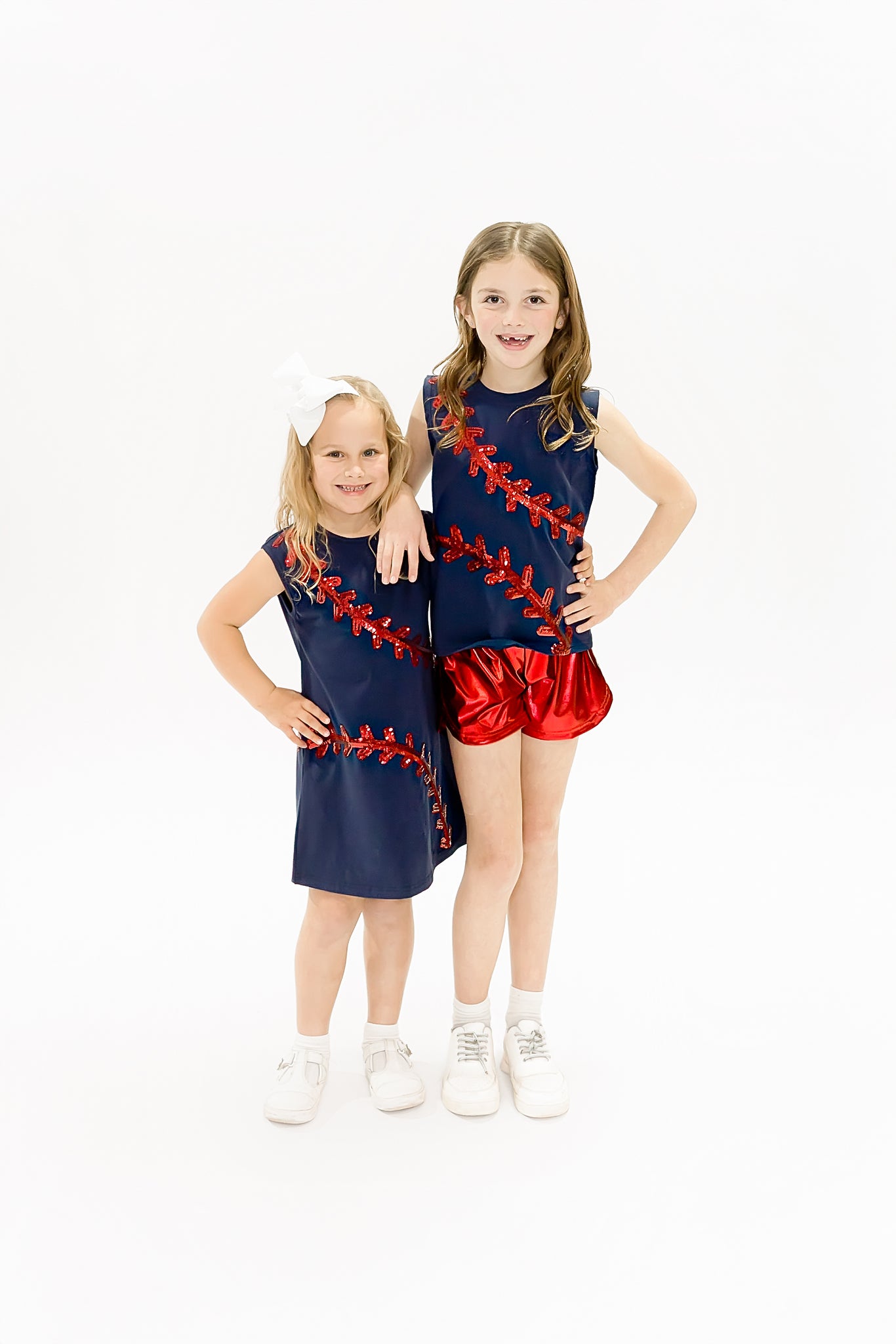 Baseball Navy and Red Tank