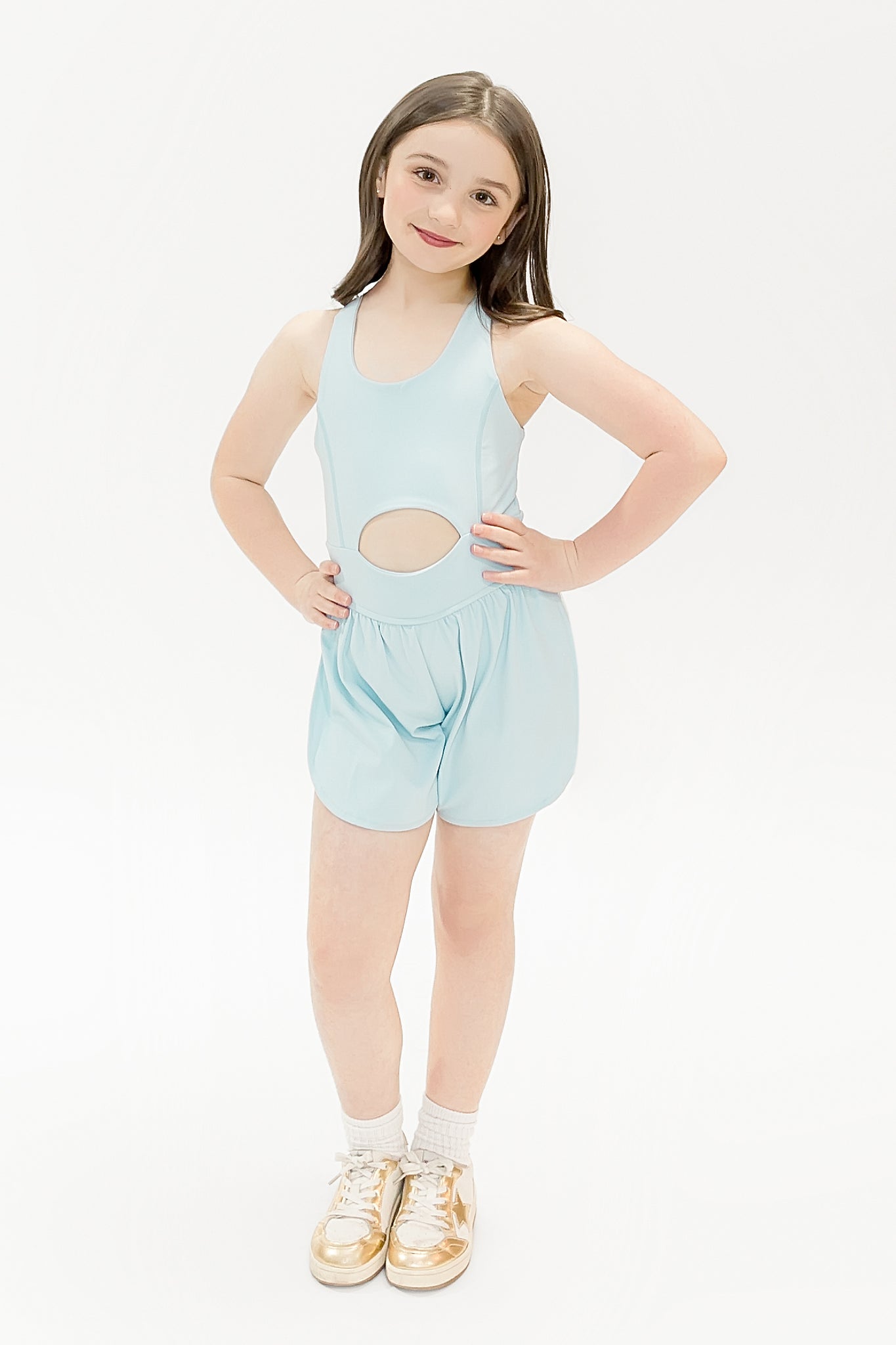 Haddie Romper - Blue