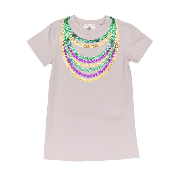 Beads Lavender Dress