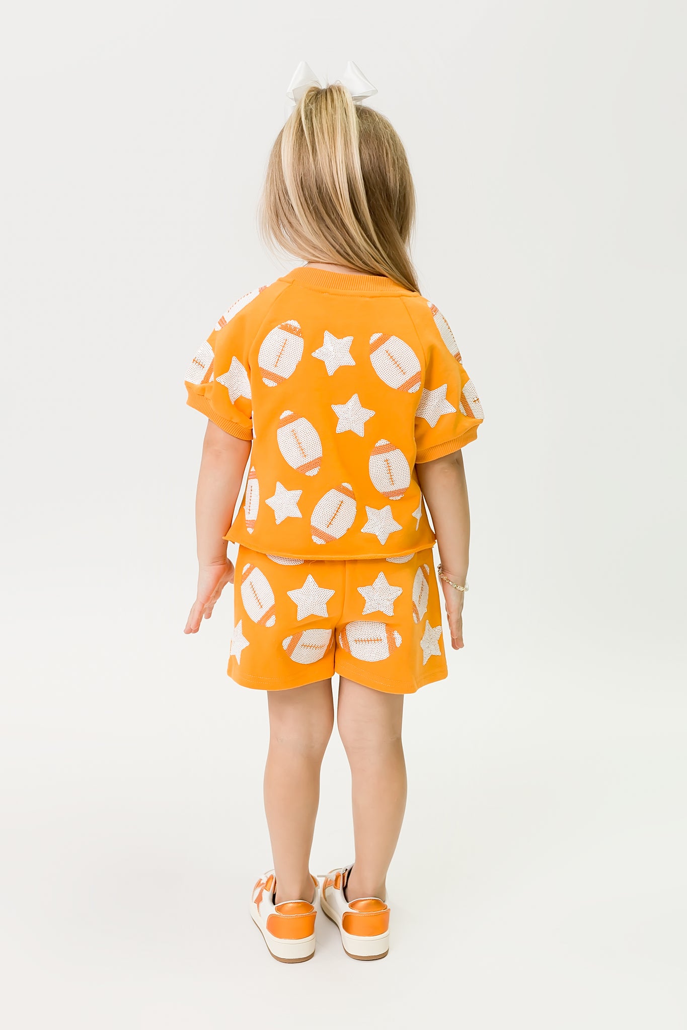 Orange Football Top