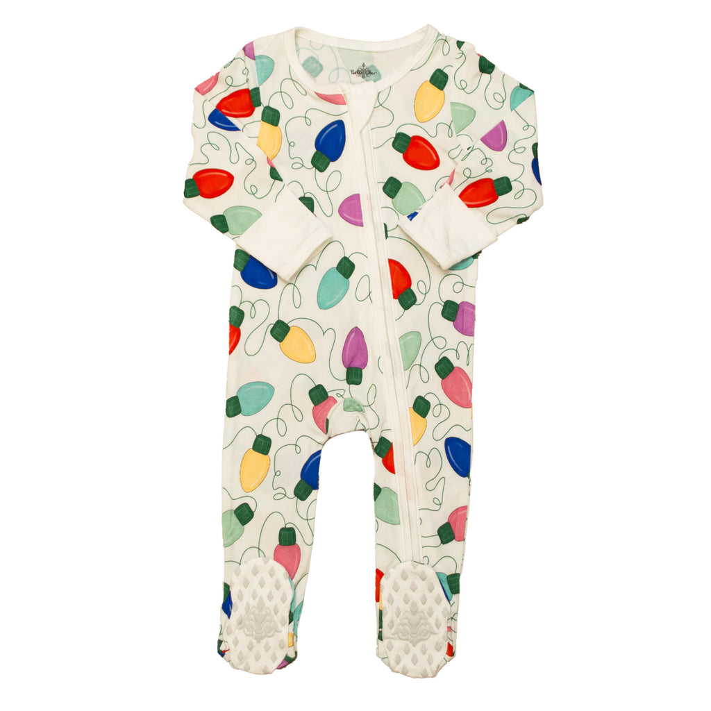 Christmas Lights Bamboo Romper