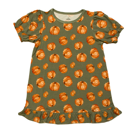 Fall Pumpkins Bamboo Play Dress