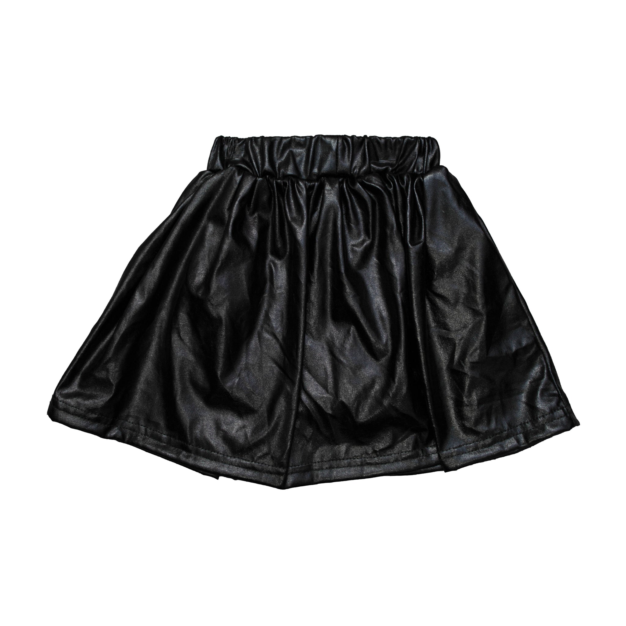 Kids' Metallic Skort - Black