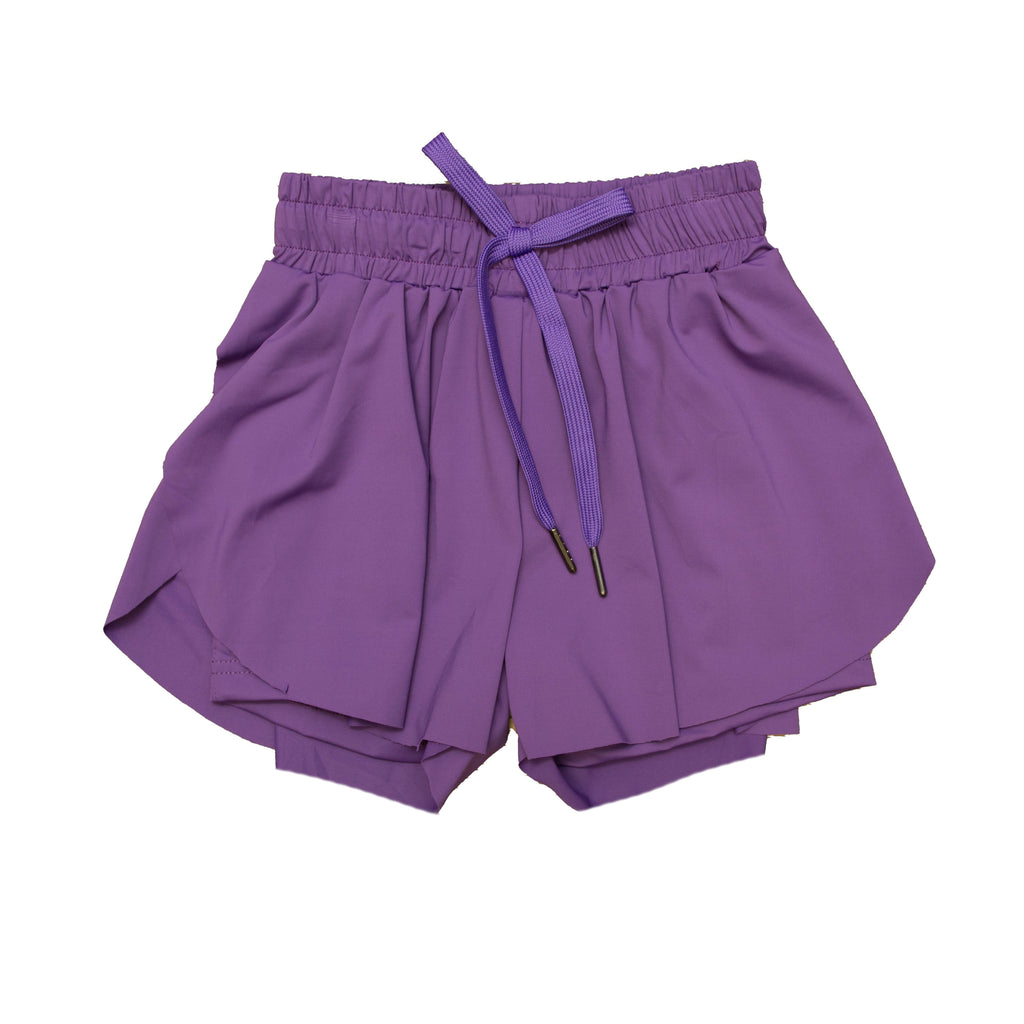 Purple Butterfly Adult Shorts