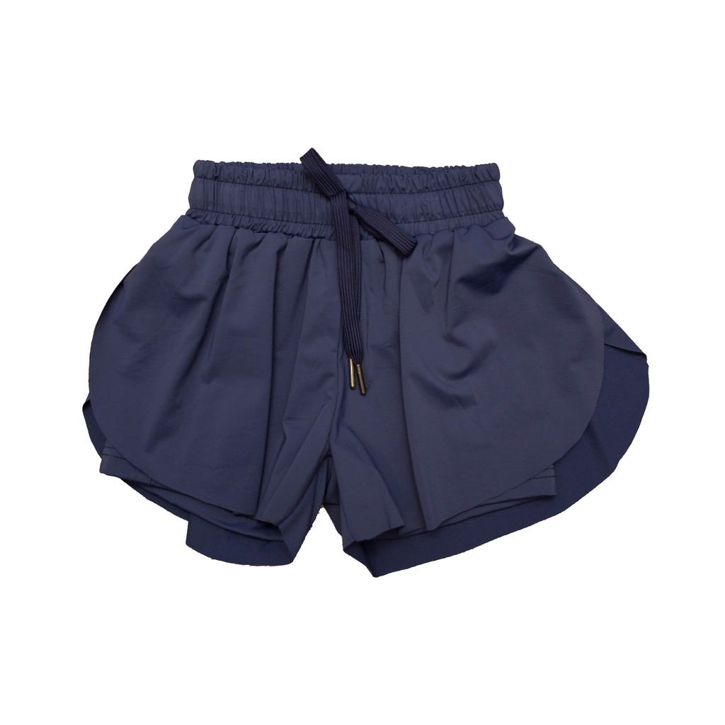 Navy Blue Butterfly Adult Shorts