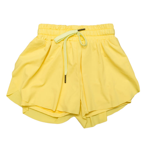 Yellow Butterfly Kid Shorts