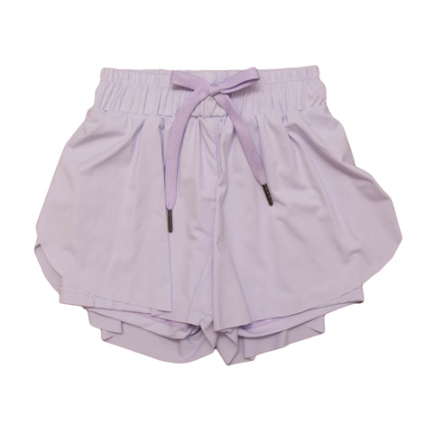 Lavender Butterfly Kids Shorts