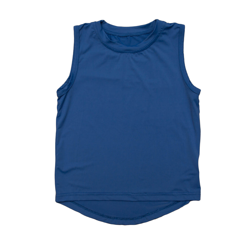 Royal Blue Kid High Low Tank